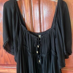 Free people flowy black dress